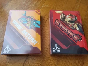 Yars Return and Saboteur Bundle Atari 2600 Limited Edition - New/Sealed LRG Rare - Picture 1 of 7
