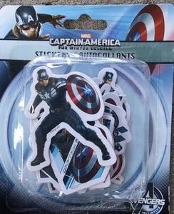 Marvel Captain America The Winter Soldier Stickers Decal Pack Avengers Die-Cut  - Picture 1 of 2