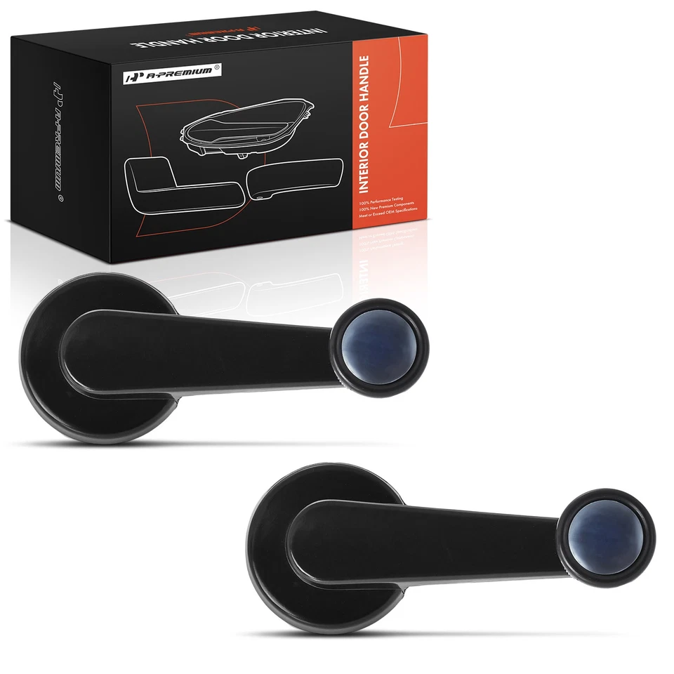 Manija de manivela de ventana de metal A-Premium 2 piezas conductor y pasajero para Chevy GMC Olds Foto 1 de 4