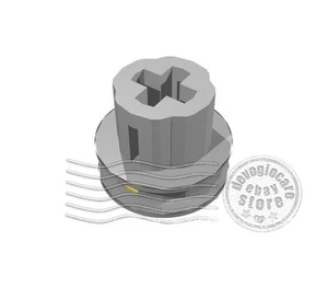 1x LEGO 2983 9V Mikromotor Riemenscheibe hellgrau | 298630 - Bild 1 von 1