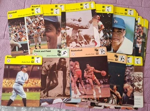 SPORTCASTER - 37 BETTER CARDS incl 22 BASEBALL BABE RUTH MICKEY MANTLE etc VG - Picture 1 of 9