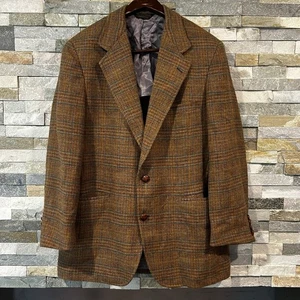 Southwick Paul Stuart Blazer Jacket Men 42R Vintage Brown Houndstooth Tweed Wool - Bild 1 von 10