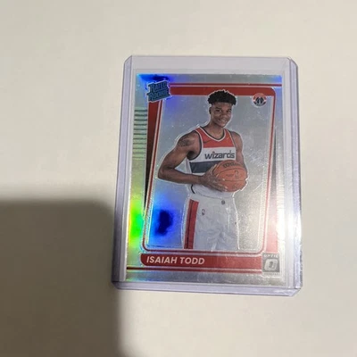 2021-22 Panini Donruss Optic - Rated Rookie Isaiah Todd #187 Holo Prizm (RC) - Image 1 of 2