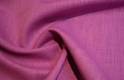 100% Pure Linen Flax Fabric Material - Mulberry - Image 1 of 4