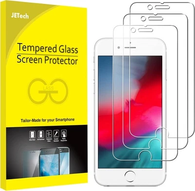 JETech 3-Pack Screen Protector for iPhone SE3/2，iPhone8/7/6S/6  - Image 1 of 4