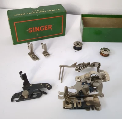 Accesorios para máquina de coser Singer vintage surtidos en caja original #160809 Foto 1 de 4