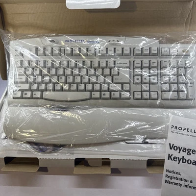VINTAGE✨ KEYBOARD✨Pro Voyager Propeller By Keytronic✨Enhanced✨New✨NOS - Image 1 of 4