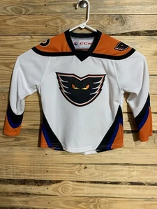 CCM Lehigh Valley Phantoms Youth Hockey Jersey AHL Flyers Affiliate White Orange - Picture 1 of 23