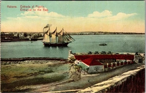Vintage Habana Eingang zur Bucht Kuba Postkarte Edicion Jordi Nr.45 - Bild 1 von 2