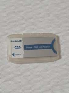 SanDisk Genuine Camera Memory Stick With Case Duo Adapter 20-90-00125 - Picture 1 of 3