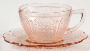 Jeannette Cherry Blossom Pink Cup & Saucer Set 285996 - Picture 1 of 1