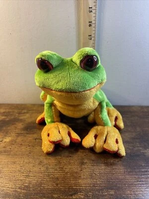 GANZ Webkinz Lil'kinz Silver Glittered Red Footed Tree Frog Plush HS109 NO CODE - Image 1 of 4