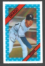 1972 KELLOGG'S 3-D #40  Dick Drago  KANSAS CITY ROYALS  (No Cracks)  NM-MINT  A