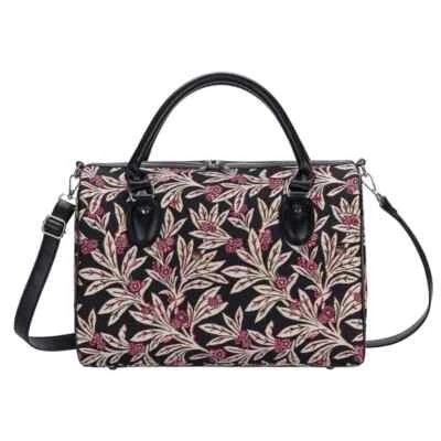 Signare travel overnight bag Golden Fern V&A print oversized handbag weekend bag - Image 1 of 4