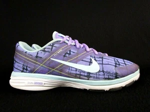 Nike Dual Fusion Tr 2 Print Trainers Women's Shoes Sz 8.5 Lavender (631661 502) - Picture 1 of 11