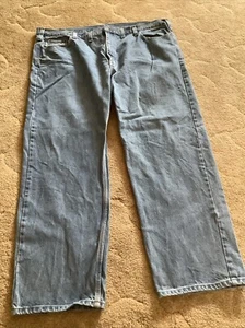 Carhartt Traditional Fit Mens 46x32 Blue Jeans - Picture 1 of 6