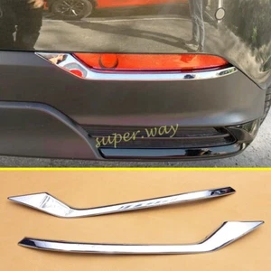For 2022-2025 Lexus NX 350h 450h+ Chrome Car Rear Bumper Fog Light Cover Trims - Picture 1 of 7