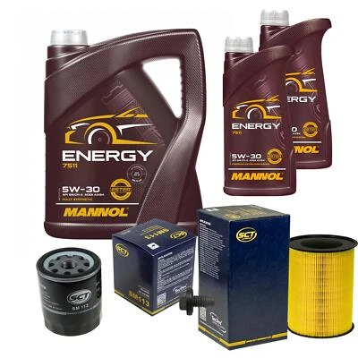 SCT Inspektionspaket 7 L MANNOL Energy 5W-30 für Ford Focus II Turnier DA_ 1.8 - Bild 1 von 4