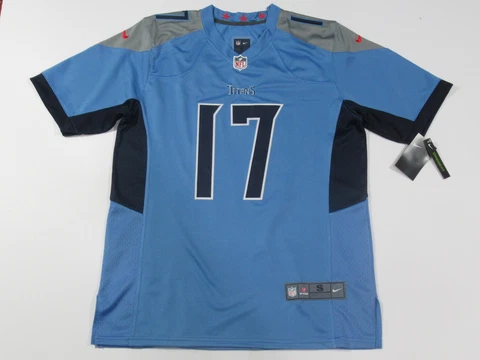 NWT Ryan Tannehill #17 Tennessee Titans Men's Game Limited Jersey Light Blue Cover