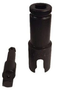 WHITE-USA LINEMAN MULTI PURPOSE SLOT SOCKET AND 1/2"SQ DRIVER WITH DETENT PIN - Picture 1 of 5