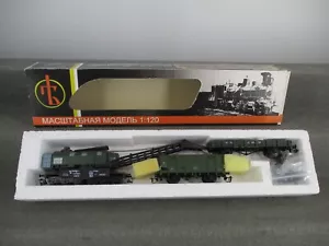 Kruger / BTTB Spur TT 4210 Dampfkran der DB + Schutzwagen RARITÄT in OVP - Bild 1 von 11
