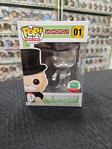 Funko Pop "Brettspiele" MR. MONOPOLY (SILBER) #01 Funko Shop Exclusive - Bild 1 von 6