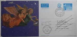 (GBR-712) GB 1996 AEROGRAM Erstes Nutzungsdatum bei Mount Pleasant abgesagt - Bild 1 von 1