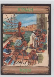 1989 re-Ed Bible Cards Jonah Joppa #1 0q3