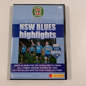 NSW Blues Highlights State of Origin 2005 (DVD 2005) Region all new sealed - Picture 1 of 4