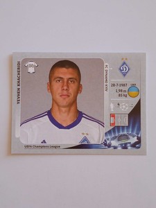 #36 Yevhen Khacheridi FC Dinamo Kiev - 2012/13 Panini Champions League