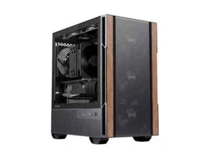 OKINOS Cypress 3 Genuine Walnut Wood MicroATX with 4x120mm, USB-C, 3 Pin Non... - Picture 1 of 3