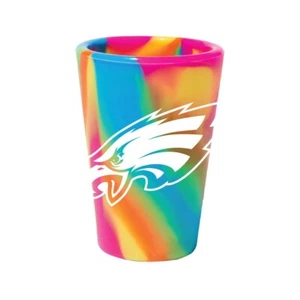 PHILADELPHIA EAGLES 1.5 OZ SILICONE SHOT GLASS NEW WINCRAFT 🦅 - Picture 1 of 2
