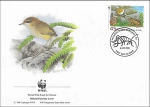 Rock Wren Giant Snail Hamilton's Frog Nature New Zealand FDC Cover 1993 - Picture 1 of 1