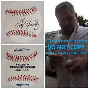 Edgar Martinez Seattle Mariners signed MLB baseball COA exact proof autographed - Imagen 1 de 4