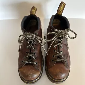 Dr Martens Air Wair With Bouncing Soles 8287 Size 5 Brown Boots Shoes - Picture 1 of 16