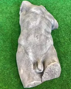Beton männlicher Vorderkörper hängend Torso Garten Wand Zaun Dekoration - Bild 1 von 6