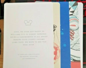 Disney 5 x 7 Postkarten (4er Set) Disney Rewards Special Edition Artwork WDW - Bild 1 von 6