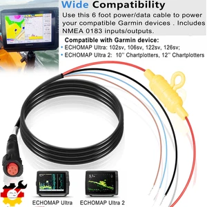 010-12938-00 Power Cable NMEA 0183 Input/Output for Garmin EchoMAP Ultra Devices - Bild 1 von 14