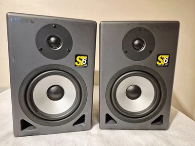 Pair (2) KRK ST6 Passive Studio Monitors 2-Way 100W 8-Ohm Speakers - Image 1 of 4