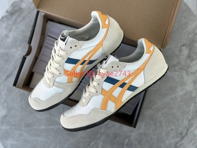 Zapatillas deportivas retro Onitsuka Tiger SERRANO para hombre y mujer beige/amarillo azul 1183B400-101 Foto 1 de 4