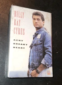 VTG Sealed Billy Ray Cyrus Single Cassette Tape Achy Breaky Heart Country - Bild 1 von 3
