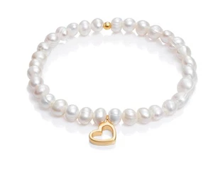 Pulsera Niña Perlas Y Corazon Elastica Viceroy Jewels 6005P100-60 - Imagen 1 de 1