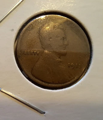 1911-P, Wheat Cent. Doubling In Date And Liberty, Part Of Liberty Is Missing - Image 1 of 4