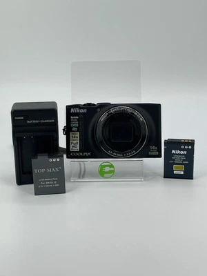 Цифровой фотоаппарат Nikon COOLPIX S8200 16,1 м компактный 14-кратный оптический зум черный - Изображение 1 из 4