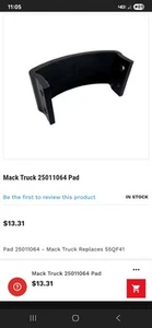 Mack Truck 25011064 Pad - Picture 1 of 5