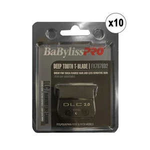 Babyliss Pro DLC 2,0 MM Lama a T con denti profondi FX707BD2 - 10 confezioni - Foto 1 di 4