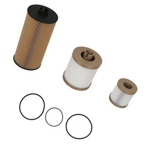 Kit de filtro de aceite y combustible diésel FD-4616 FL-2016 para Ford Powerstroke 2003-2007 6,0 L - Imagen 1 de 12