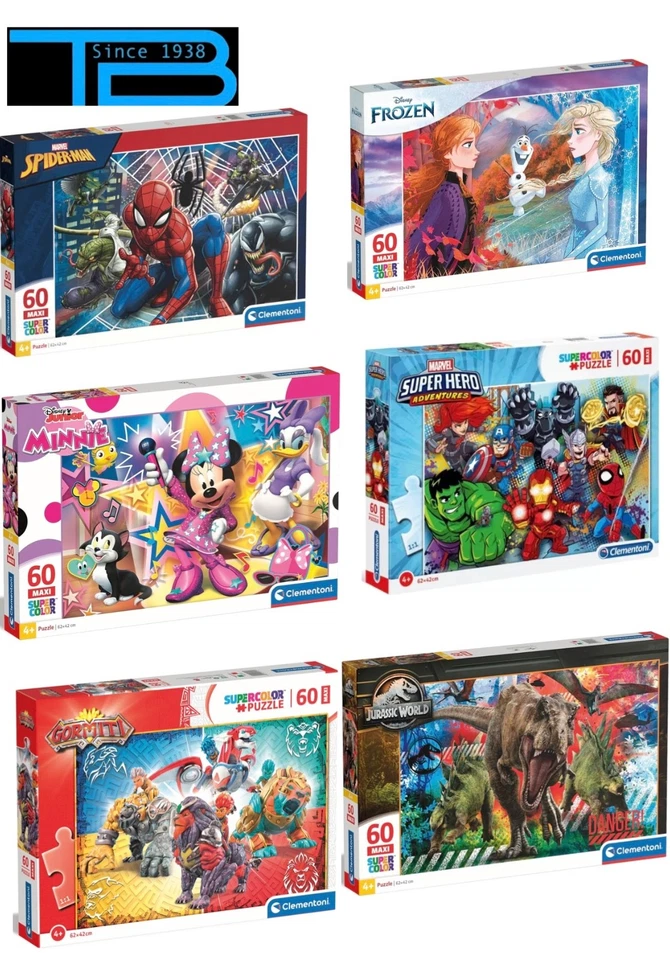 Maxi PUZZLE PER BAMBINI  60 PZ CLEMENTONI - Immagine 1 di 1