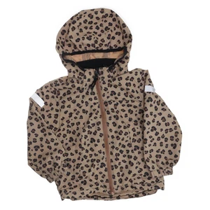 H&M, Regenjacke, Mädchen, Größe: 98, Beige/Mehrfarbig, Polyester, Leopard #HnU - Bild 1 von 5