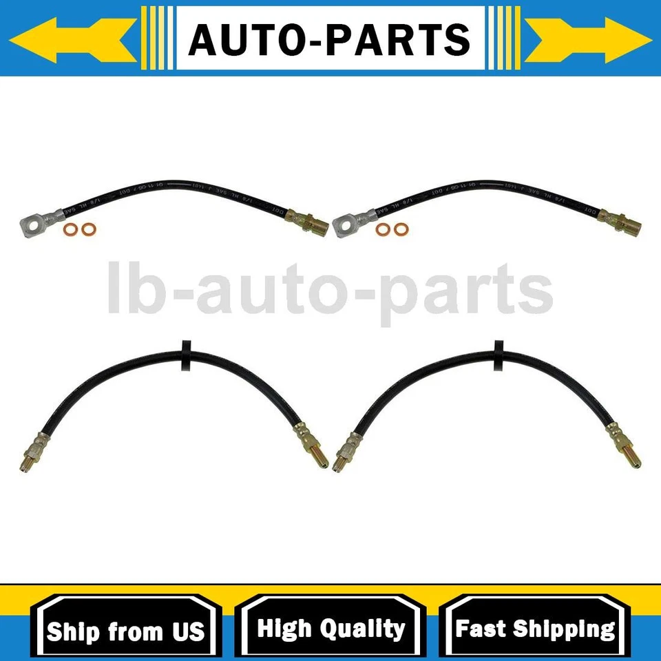 Manguera hidráulica de freno de primera parada 4X Dorman para Jaguar Vanden Plas 1998-2002 Foto 1 de 4